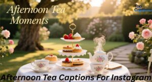Afternoon Tea Captions For Instagram