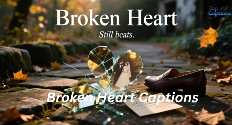 Broken Heart Captions