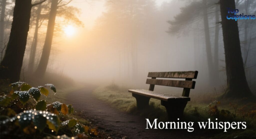 Foggy Morning Captions For Instagram