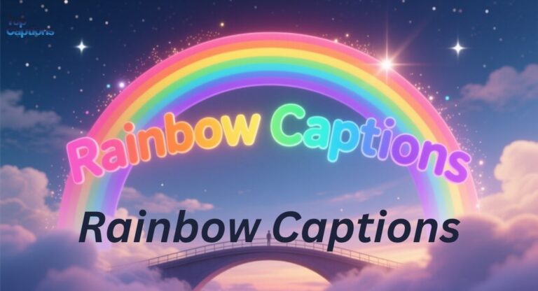 rainbow captions