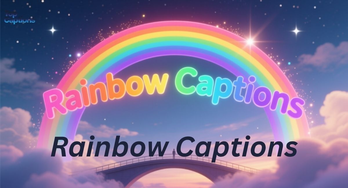 rainbow captions