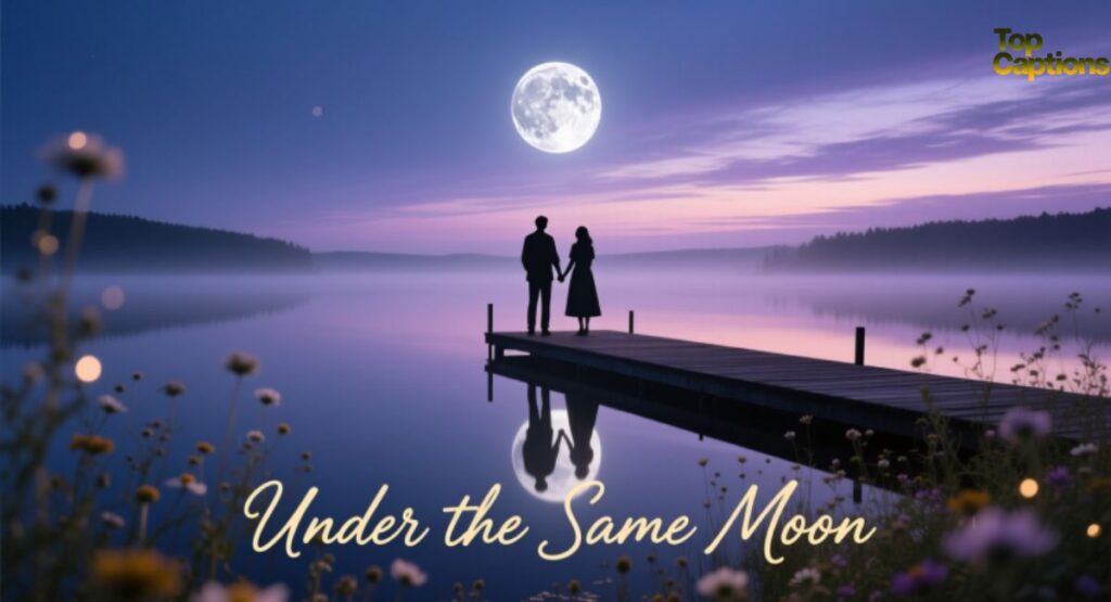 Romantic Moon Captions