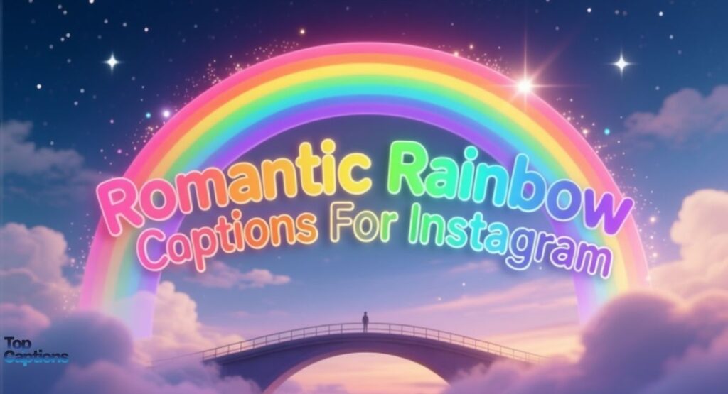 Romantic Rainbow Captions For Instagram