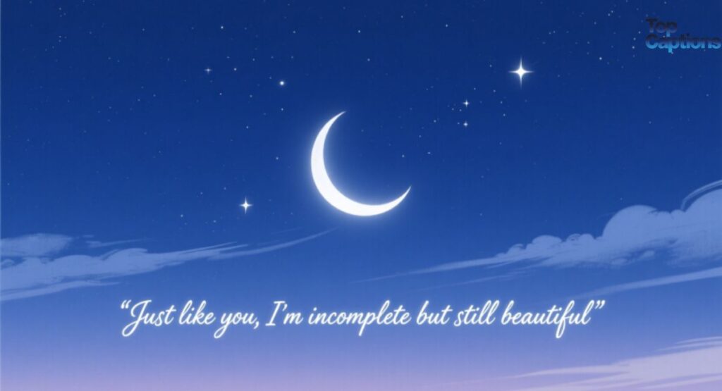 Short Moon Captions for Instagram