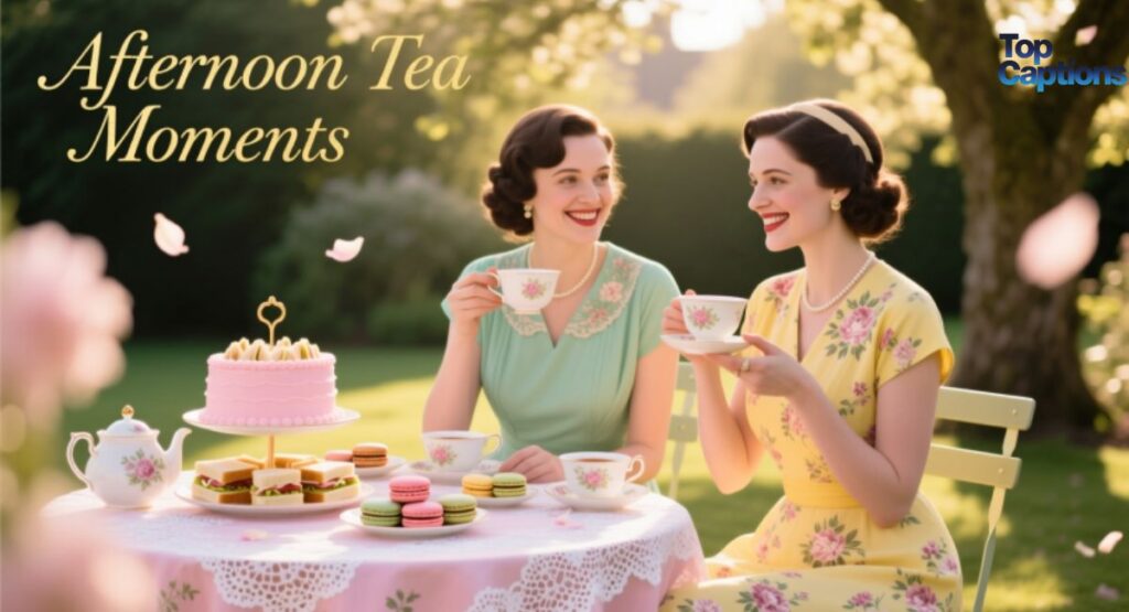 Tea Party Captions for Instagram