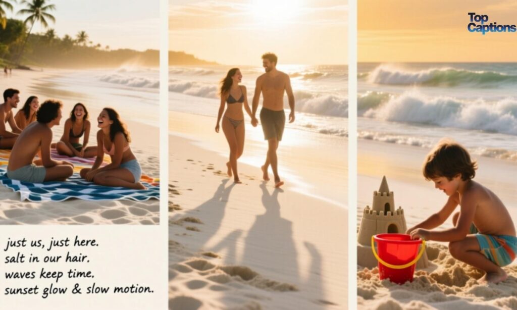 Beach Photo Dump Captions