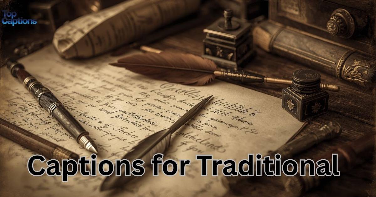 Captions for Traditional