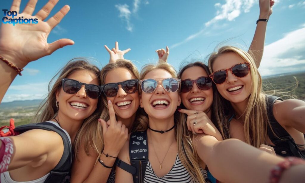 Girl Gang Instagram Caption for Adventure