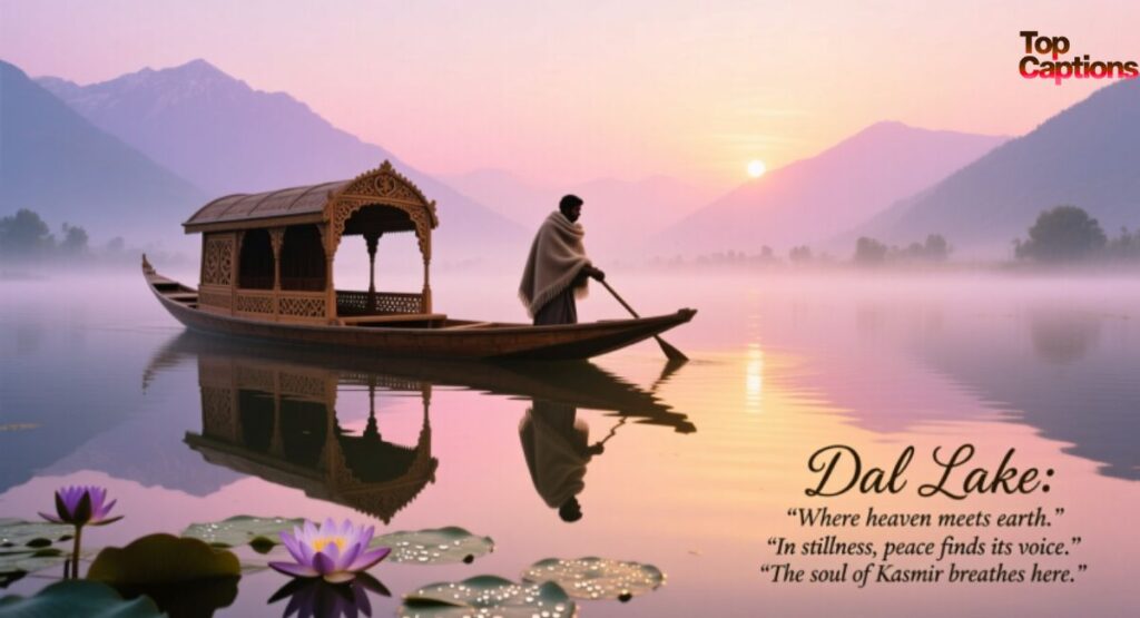 More Dal Lake Captions and Quotes