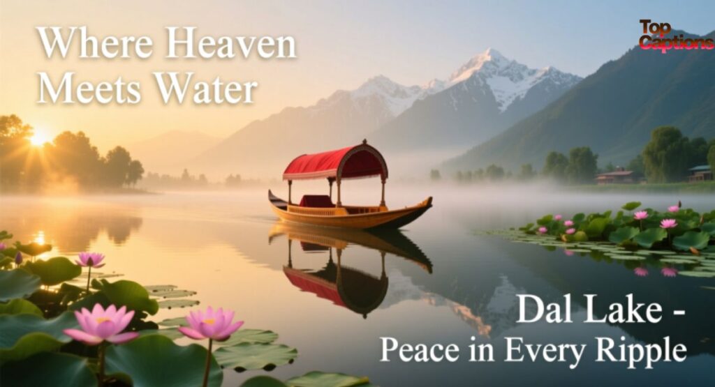 Short and Catchy Dal Lake Captions