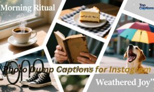 Photo Dump Captions for Instagram