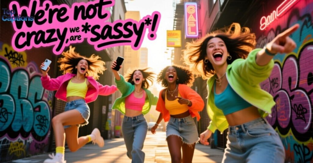Sassy Crazy Friends Captions for Instagram Reels